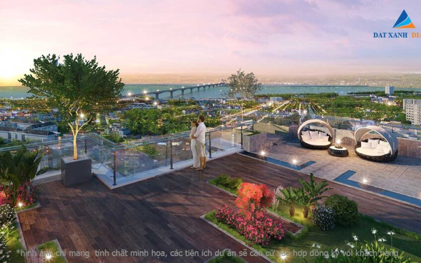 Sân vườn trên tầng thượng Eco Smart City Cổ Linh
